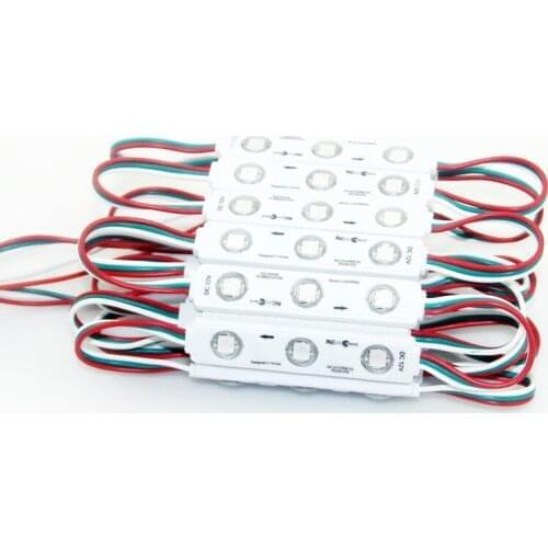 20PCS DC12V WS2811 RGB LED Strip 5050 3 LED Dream Color LED Modules IP65 Waterproof For Advertising Letter Led Sign backlight