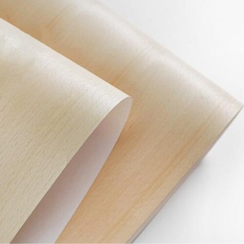 Reconstituted Natural Genuine Red Beech White Beech Wood Veneer Slice 60x250cm 0.25mm Thick Backing Kraft Paper Q/C