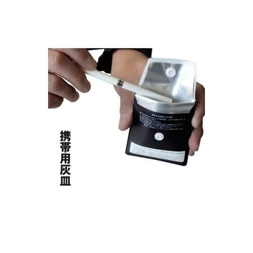 High Quality Gentleman Style Portable Ashbag Pocket Ashtray Environmental Protection Ash Holders Free Shipping