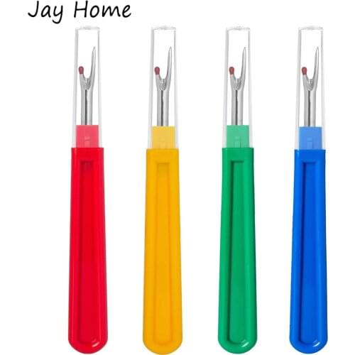 1/4Pcs Colorful Sewing Seam Rippers Large Plastic Handy Stitch Rippers for Sewing DIY Crafting Embroidery Thread Removing Tools