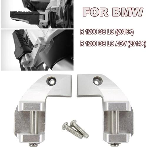 2014 to 2018 R1200GS LC Foot peg Motorcycle Passenger Footpeg Lowering Kit For BMW R1200GS LC 2013 to 2017 2018 R 1200 GS LC ADV