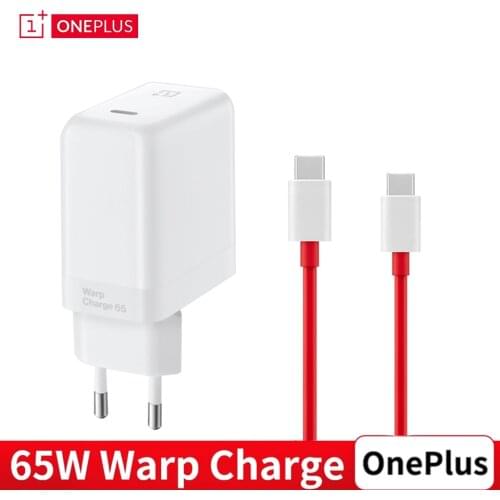 OnePlus Nord 2 5g 9 Pro 8T Warp Charge 65 Power Adapter White EU US UK Warp Charger Type C To Type C Cable 65w One Plus 9R 8 T