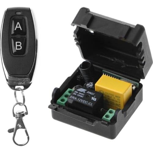 AC 220V 10A 1CH RF 433MHz Wireless Remote Control Switch Receiver Module + Transmitter Kit For Intelligent Home