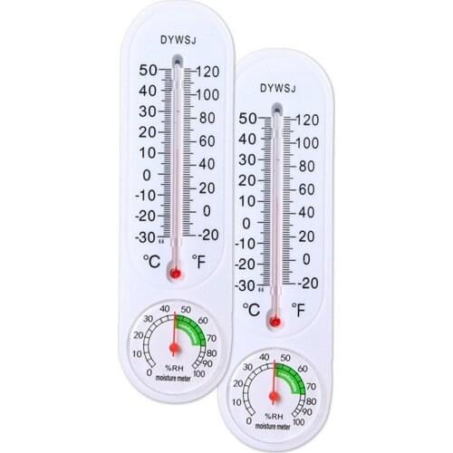 Temperature Sensor Digital Thermometer Hygrometer Indoor Temperature Humidity Meter C/F LCD Display Sensor Probe Weather Station