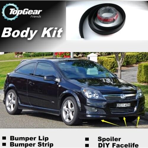 Bumper Lip Deflector Lips For Holden Astra / VXR Front Spoiler Skirt For TopGear Friends to Car Tuning View / Body Kit / Strip