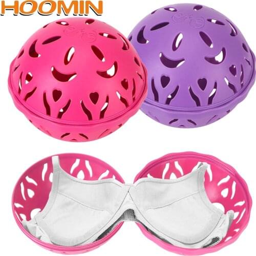 HOOMIN Cleaning Tool Bra Laundry Balls for Washing Machine Bubble Bra Double Ball Saver Washer Keeping Clothes Eco-friendly