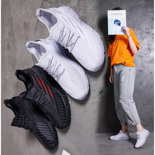 Spring Autumn Womens Shoes Breathable Flying Woven Couple Coconut Shoes Ladies Lace-up Fashion Casual Sports Shoes Men Sneakers