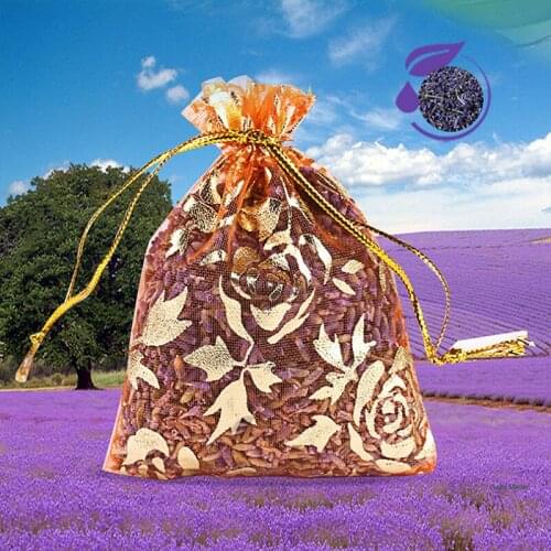 Lavender Bag Dried Flower Scented Sachets For Closets Drawers Durable Multi-purpose Filled With Naturally Dried Lavender Flower