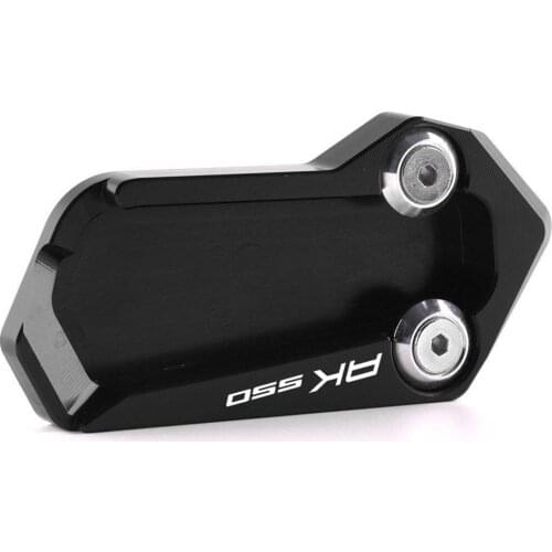 MTKRACING For AK 550 AK550 2017 2018 2019 2020 Motorcycle Accessories Stand Side Stand Plate Pad Enlarge Extension Kick Stand