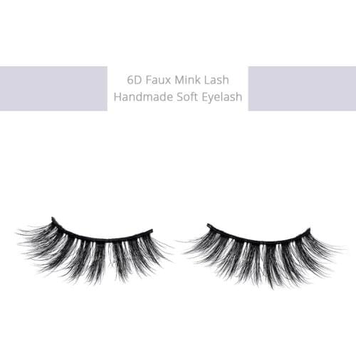 Натуральные накладные ресницы из искусственной норки Тонкие наращивание ресниц Объем Шелковые многоразовые накладные ресницы Мак