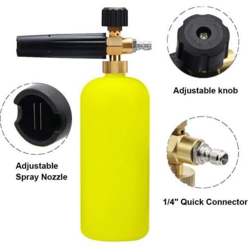 Snow Foam Lance Car Wash For Karcher K(K2-K7) CarAdjustable Pressure Car Snow Foamer Washer Lance Quick Connector Car Bucket