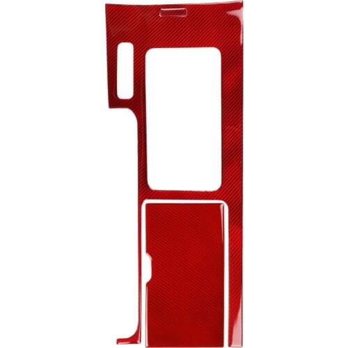 Fit for Ford Mustang 2009-2013 Carbon Fiber Gear Storage Panel 3 pieces Interior modification car accessories