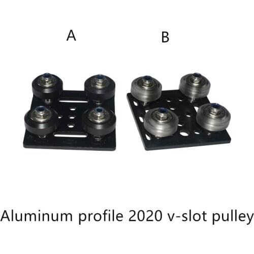 3D Printer pulley Openbuilds V gantry plat set T3x65.5x65.5 suites for 2020 v-slot aluminum profile
