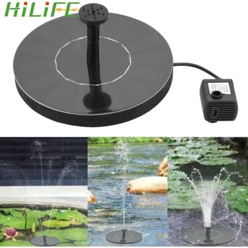 HILIFE Solar Fountain Mini Garden Patio Decor Fountain Floating Fountain Solar Panel for Garden Pool Pond
