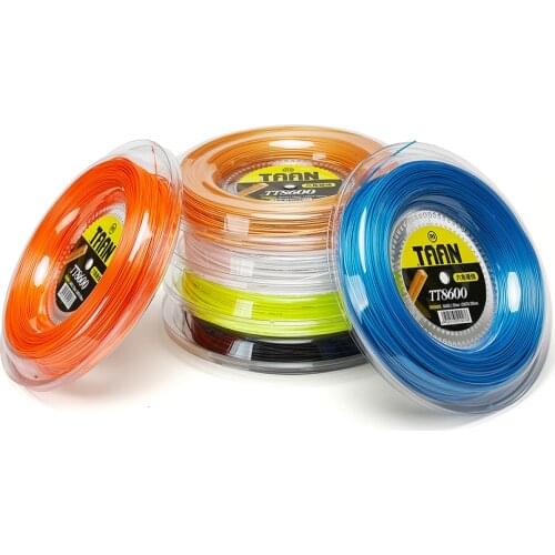 1 Reel TAAN 200m TT8600 Tennis Racket String 1.2mm Durable Control Tennis String hexagonal polyester string