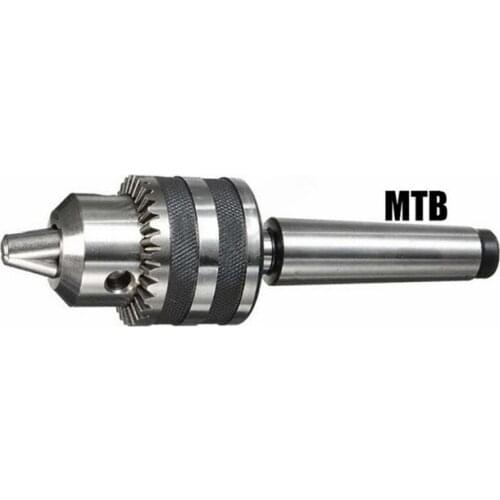 5/8" Precision MT1 MT2 Shank Drill Chuck 0.5-13mm 3-16mm Heavy Duty Taper Arbor Milling Tool