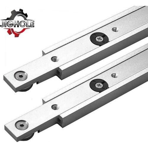 Aluminium Alloy T-tracks Slot Miter Track and Miter Bar Slider Table Saw Miter Gauge Rod Woodworking Tools DIY
