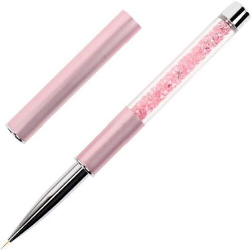 Acrylic Long Painting Pen Drawing Liner Glitter Manicure Tool Lightweight Nail Drawing Pen Tip Head for Female