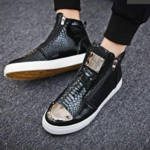 ARLENE.CI Men's Leather Sneakers