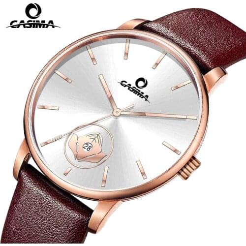 Casima Men's Watch With Leather Strap