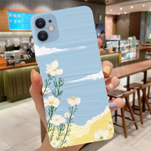 Landscape Hand Painted Case For Moto G30 G20 G10 G9 Play Plus Power Soft Silicone Cartoon Pattern Protect Back Phone Cover Case