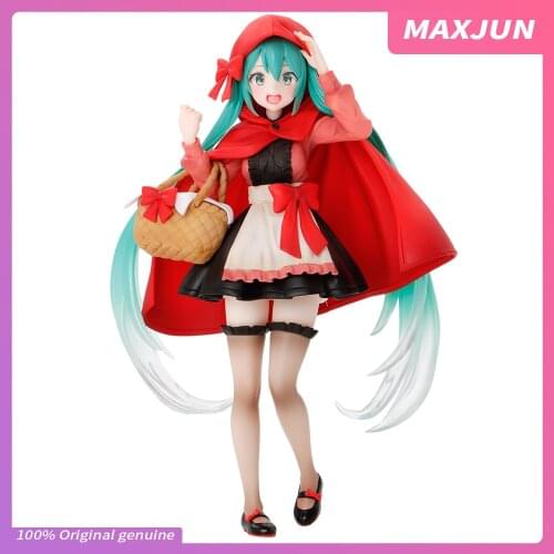 MAXJUN 18cm Taito Vocaloid Anime Miku Figure Little red riding hood Ver PVC Action Figure Collection Model Doll Toys