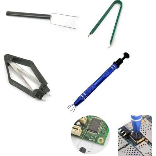 IC Extractor Anti-Skid Chip Pick up Pen BGA Electronic Component Puller Tool Harmless Motherboard Circurt Extractor Repair