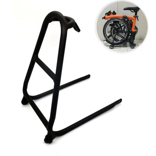 Aceoffix Bicycle Small Shelf Aluminum Alloy Ultralight Bracket Rear Rack Mini - saving Power Tow Small Wheels for Brompton