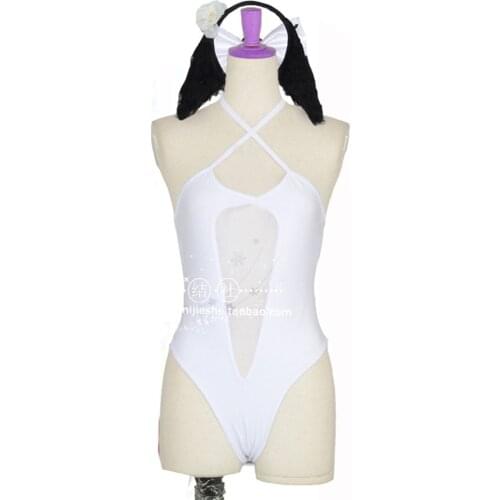 Cos Azur Lane IJN Takao Cosplay Costume Swimsuit Spa Mobile Games Racing Bike Girl Leather Clothing Latexsuit Cosplay White