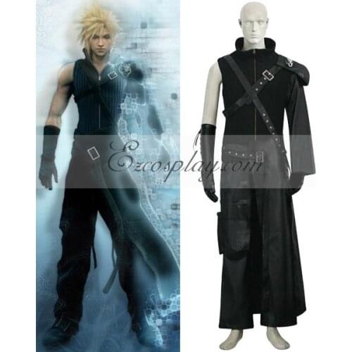 Japanese Anime Outfit Final Fantasy VII 7 Cloud Deluxe Cosplay Costume E001