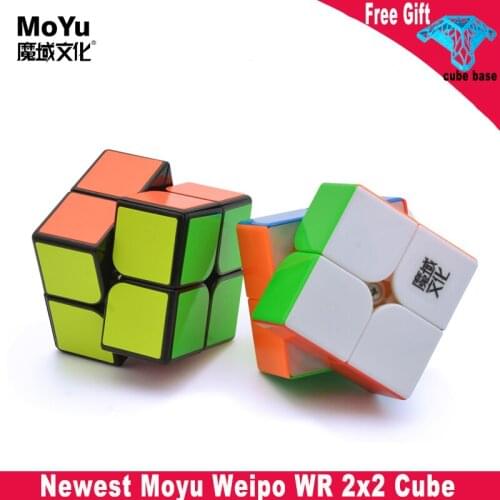 Moyu WeiPo WR M 2x2x2 Magnetic Magic Cube moyu WRM 2x2 Speed Cube Puzzle Competition Magico cubo