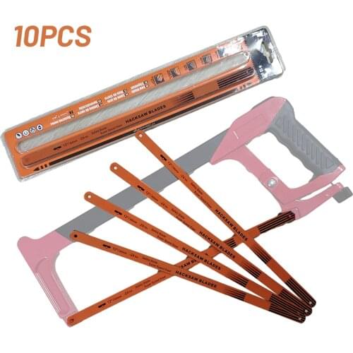 10/20/30Pcs Hacksaw Blade Set 310mm/12inch Mini Hand HackSaw Replacement Blade High Carbon Steel For Cutting Wood Metal Hack Saw