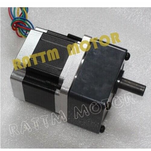 Nema34 4-Lead Reduction Gearbox stepper Motor 66mm 4A Gear ratio 1:15