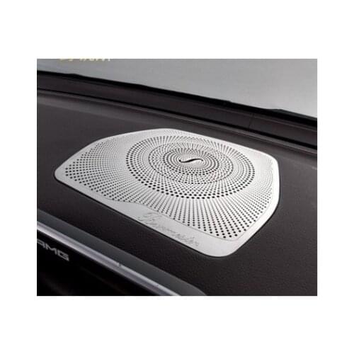 New Car Audio Speaker Dashboard Loudspeaker Cover Stickers Trim Accessories For Mercedes Benz W205 GLC C Class C180 C200 GLC300