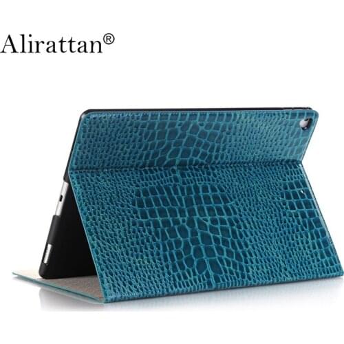 Alirattan New Crocodile Pattern Ipad pro Tablet Case 2021 Fashion Design Luxury Ipad Flip Card Holster Business Tablet Case