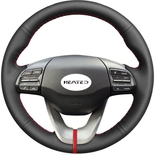 Braiding Cover for Steering Wheel for Hyundai Veloster 2019 i30 2017-2019 Elantra 2019 Steering Wheel Cover for Hyundai