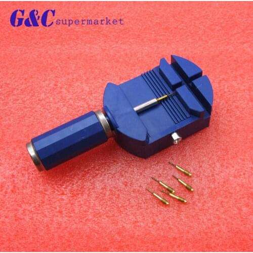 Watch Band Bracelet Adjuster Watch Band Strap Link Repair Tool With Extra 5 Pins