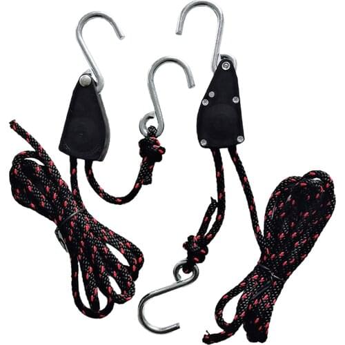 1/4”x 8ft Lanyard, Canoe Rope, Kayak Nylon Tie Downs Heavy Duty Rope Hanger, Hanger Pulley Boat Bow Rope Stern Braided