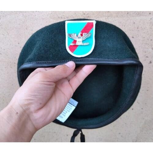 Tomwang2012 US Army 20th Special Forces Group Wool Green Beret COLONEL EAGLE WAR BIRD DEVICE BADGE INSIGNIA Military Hat