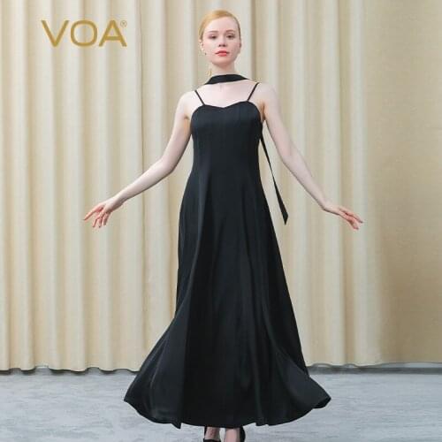 Черные летние платья VOA China At AliExpress