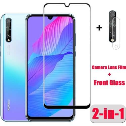 Tempered Glass Film For Huawei Honor 9A 9X 9S 8A 8S 30 30S Y5P Y6P Y6S Y7P Y8S Y8P Full Cover Screen Protector Camera Lens Film