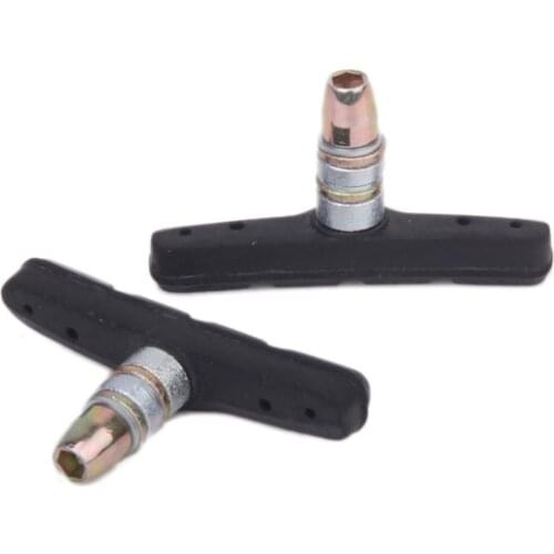 2 Pairs Bicycle Accessories MTB V Brake Pads Blocks Stop Black