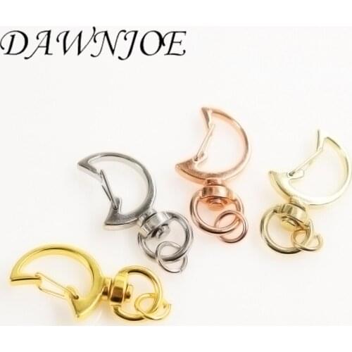 5pcs/lot 4 Color Moon Keychain Bag Buckle Dog Buckle Lobster Buckle DIY Making Keychain Jewelry Supplies Accessories Finding