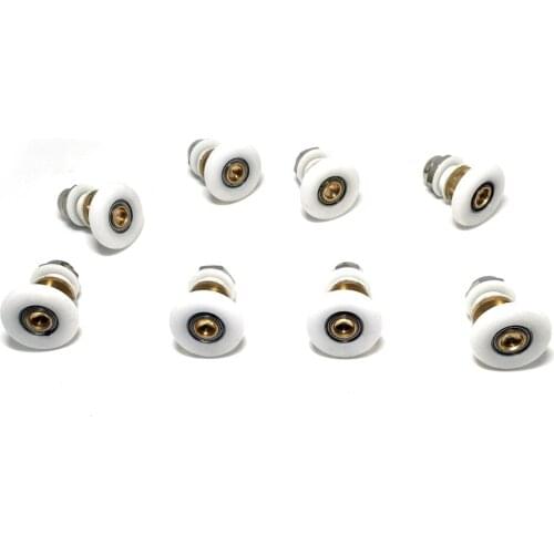 8pcs Door Rollers Home Bottom Top Shower Door Rollers/Runners/Wheels Replacement Single Wheel Top Quality