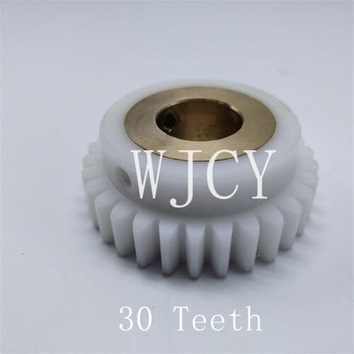 Free shipping White nylon water roller gear for Komori L-526 printing machine 30 teeth