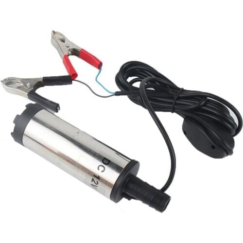 12V 38mm Electric Fuel Transfer Pump Water Oil Transfer Refueling Submersible Pump For Diesel Water Pump Car Motorbike Hot Sell