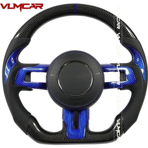 Custom Carbon Fiber Steering Wheel For Ford Mustang