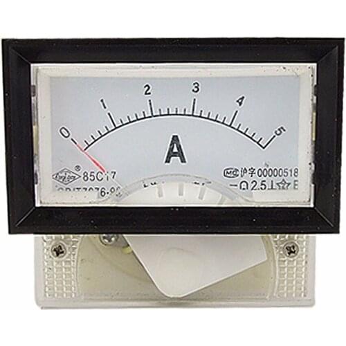 DC current meter 85C17 DC 0-5A 1A 2A 3A 10A 15A 20A Pointer Analog Panel Meter Ammeter70*40mm