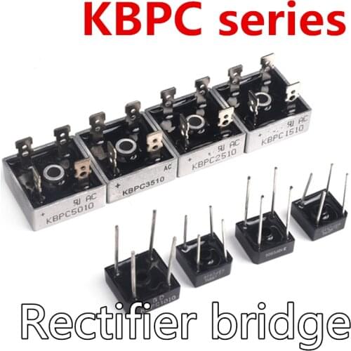 5pcs/lot KBPC1010 KBPC3510 KBPC1510 KBPC2510 KBPC5010 KBPC610 KBPC606 KBCP608 KBPC310 KBPC3510W KBPC5010W Bridge Rectifiers