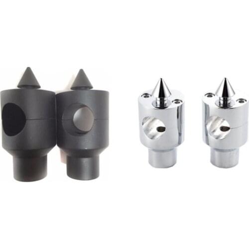 2x 1" 25mm HandleBar Risers Motorcycle Dual Sport bike For Honda Yamaha Kawasaki Suzuki Chopper Cafe Racer